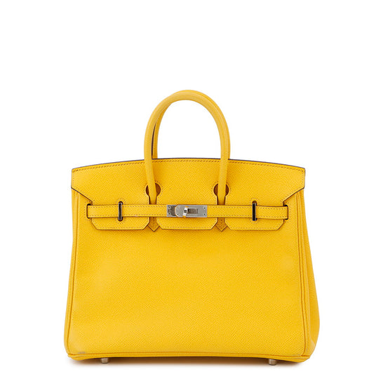 HERMES Birkin Jaune Ambre Epsom Size 25