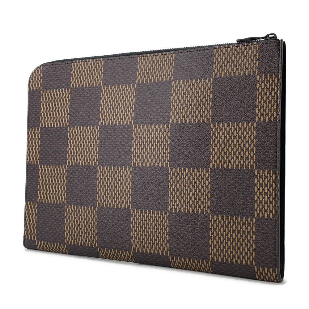 LOUIS VUITTON Pochette Jour NoirN60390 Damier Ebene Canvas Giant NIGO