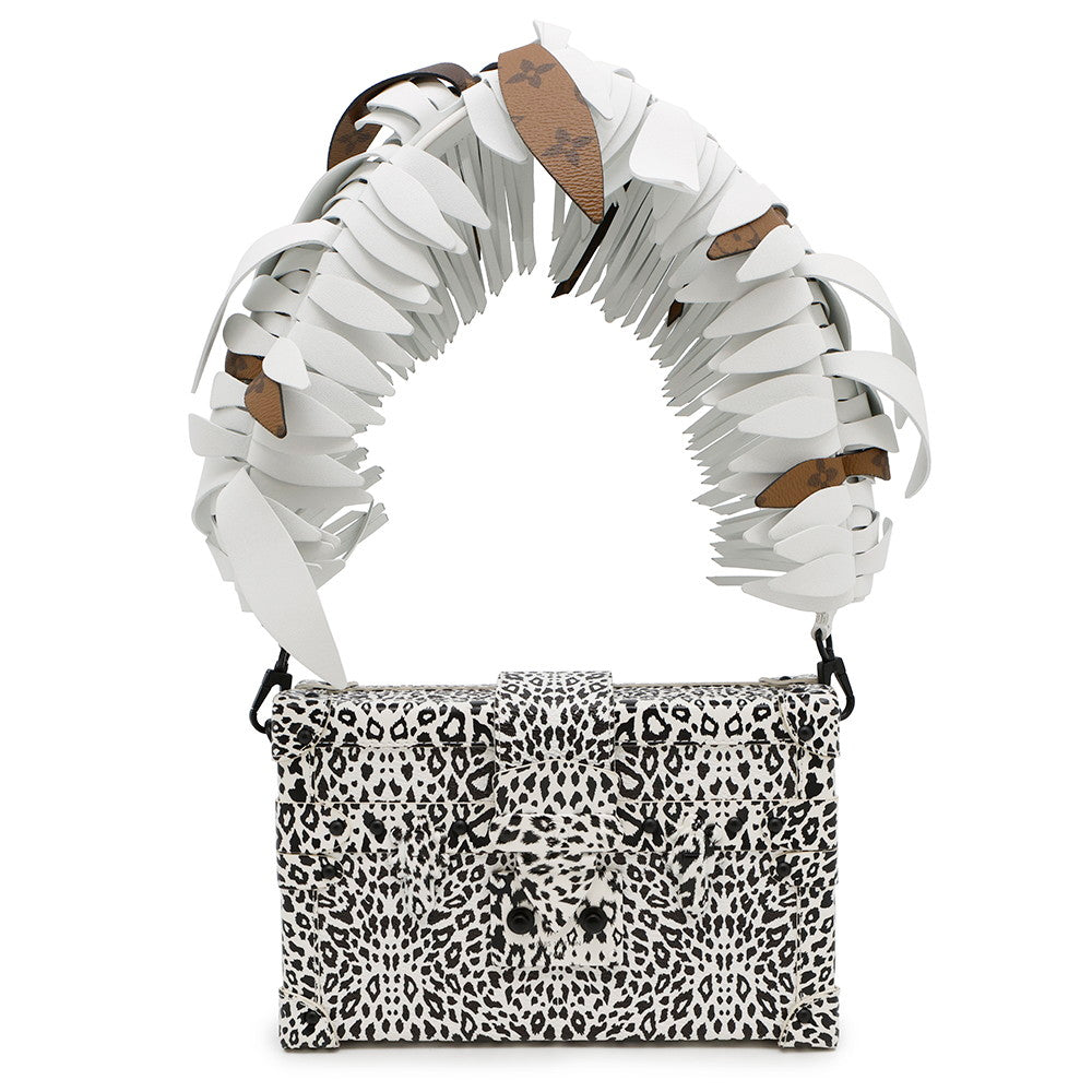LOUIS VUITTON Petite Mal Dalmatian Nether Feather White/Black Leather