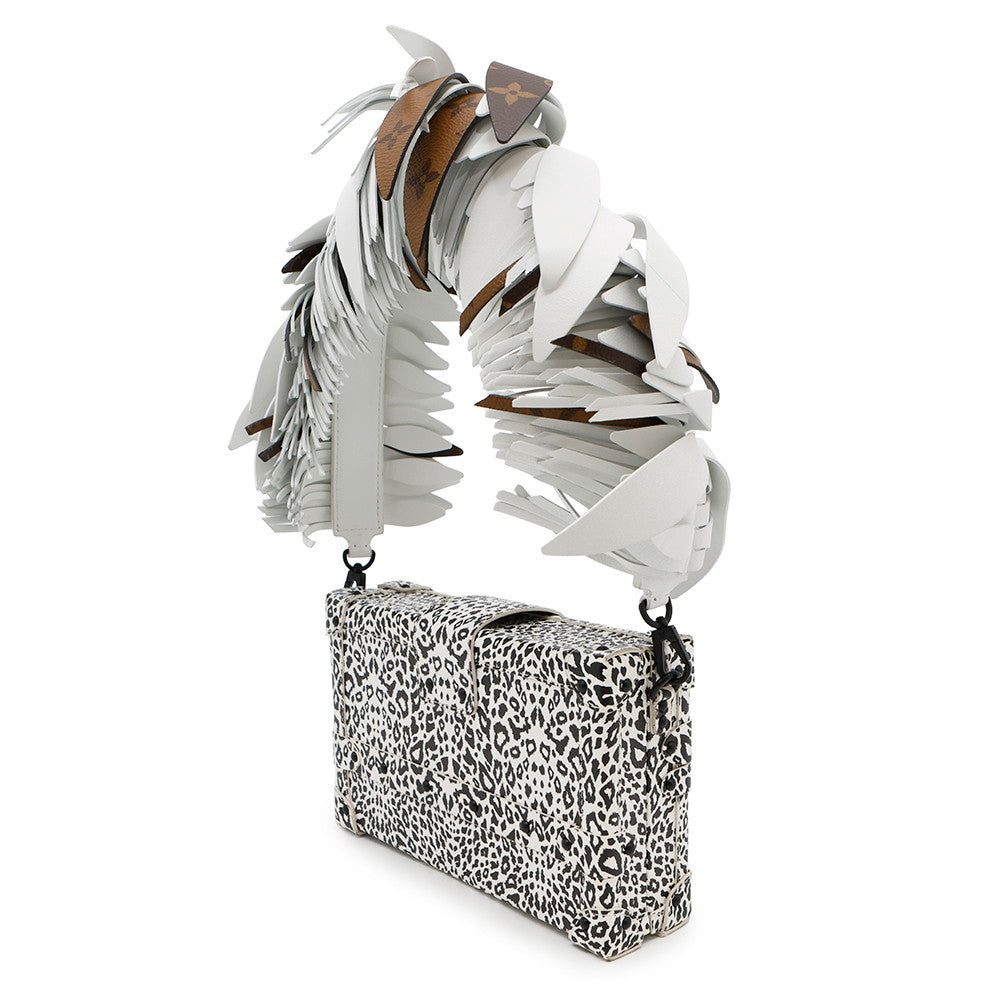 LOUIS VUITTON Petite Mal Dalmatian Nether Feather White/Black Leather