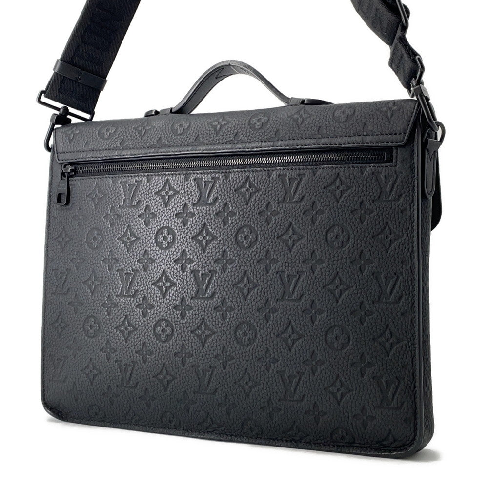 LOUIS VUITTON SPadlock・Briefcase BlackM20835 Taurillon・Monogram