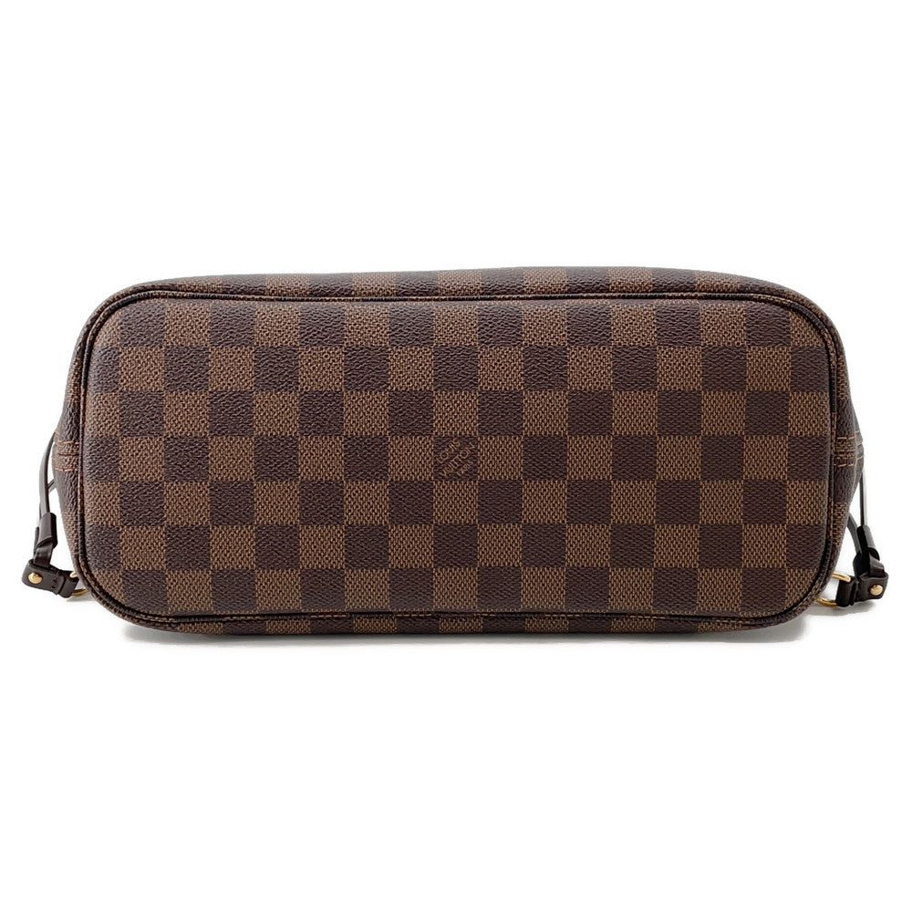 LOUIS VUITTON Neverfull RedN51109 Damier Ebene Canvas Size PM