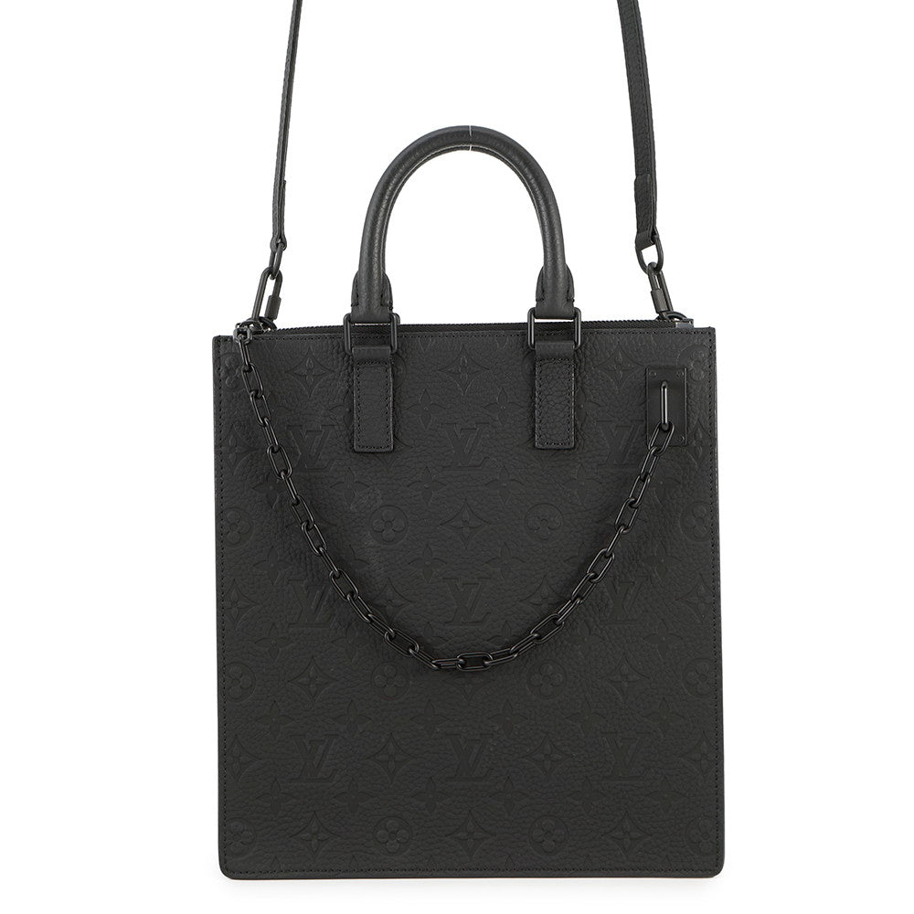 LOUIS VUITTON Sac Plat Messenger NoirM55924 Monogram・Taurillon