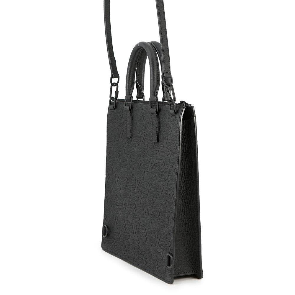 LOUIS VUITTON Sac Plat Messenger NoirM55924 Monogram・Taurillon