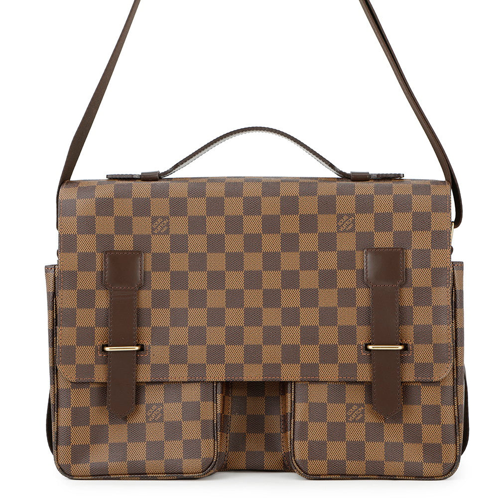LOUIS VUITTON Broadway RedN42270 Damier Ebene Canvas