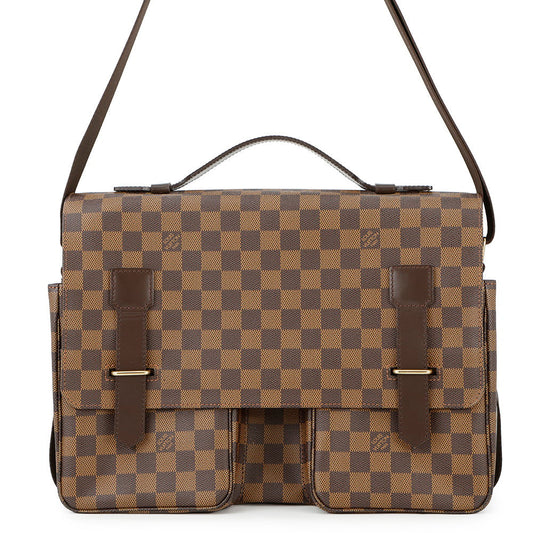 LOUIS VUITTON Broadway RedN42270 Damier Ebene Canvas