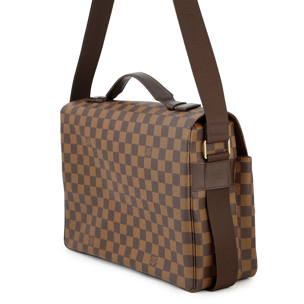 LOUIS VUITTON Broadway RedN42270 Damier Ebene Canvas