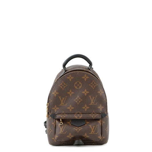 LOUIS VUITTON Palm Springs Backpack NoirM44873 Monogram Size MINI