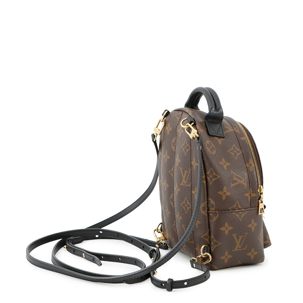 LOUIS VUITTON Palm Springs Backpack NoirM44873 Monogram Size MINI