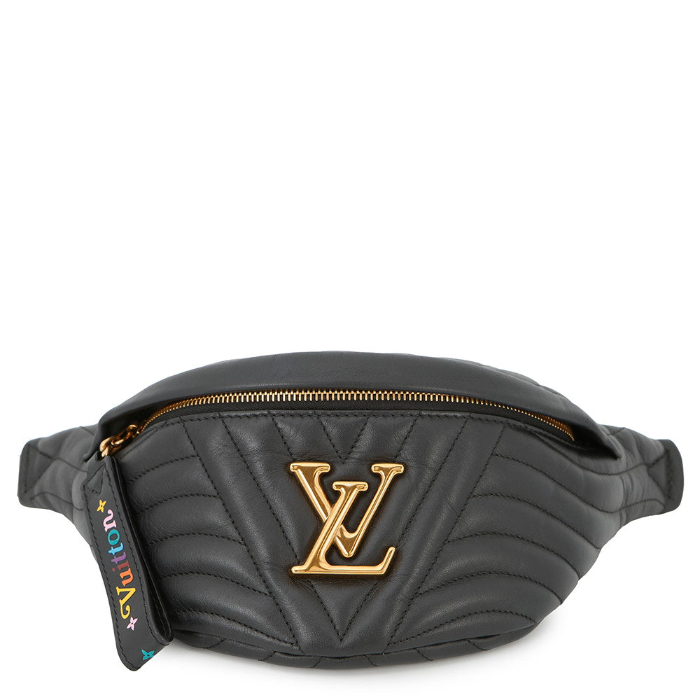 LOUIS VUITTON New Wave Bumbag NoirM53750 Calf Leather