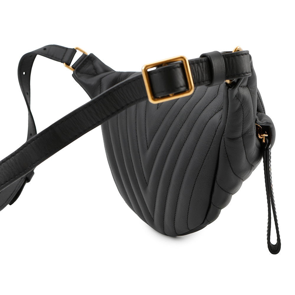LOUIS VUITTON New Wave Bumbag NoirM53750 Calf Leather