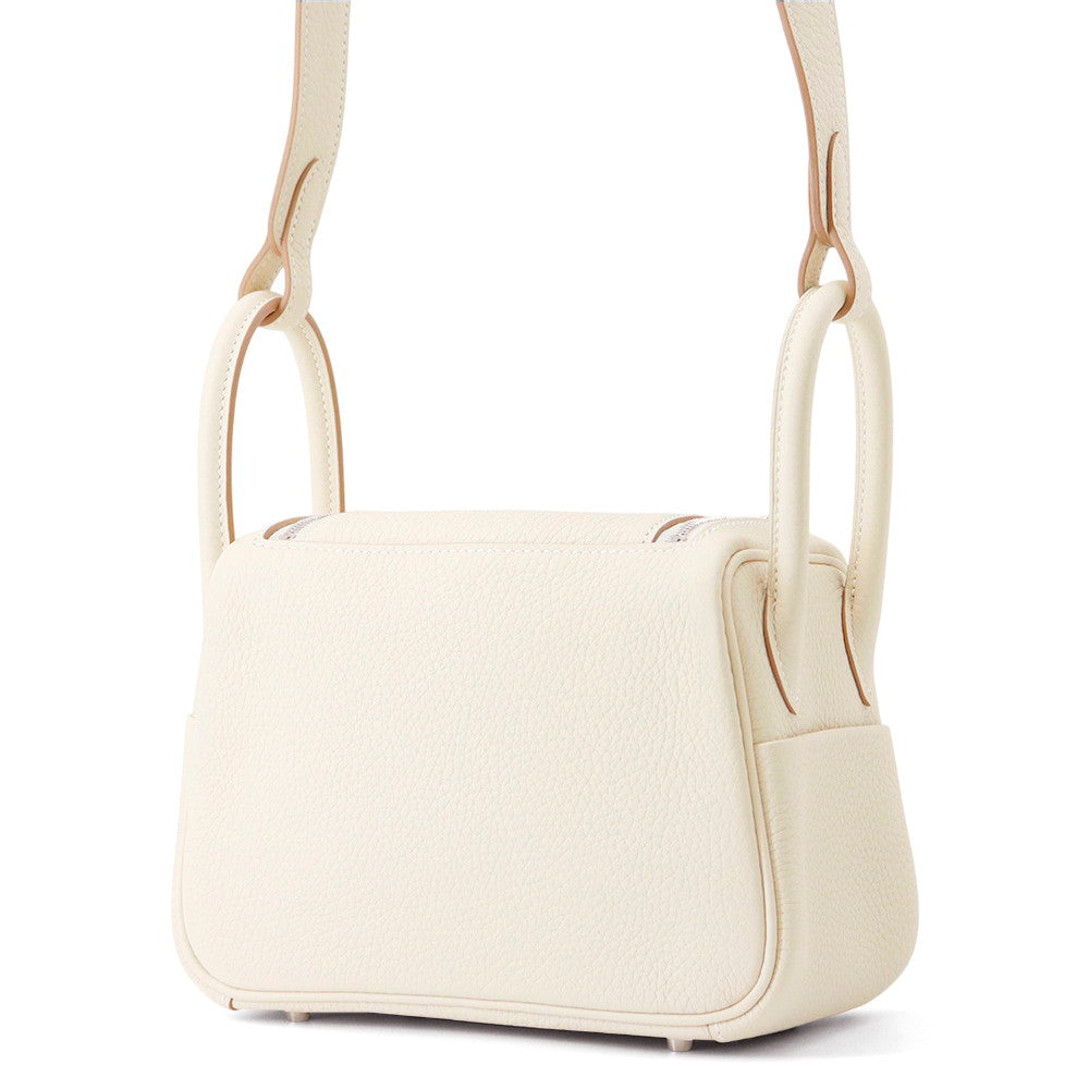 HERMES Lindy Craie Taurillon Clemence Size Mini