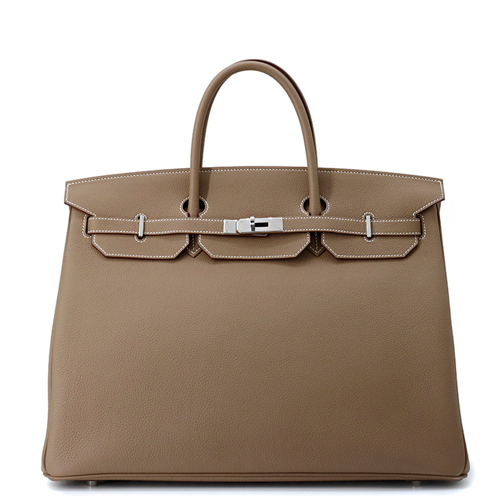 HERMES Birkin Etoupe Togo Leather Size 40