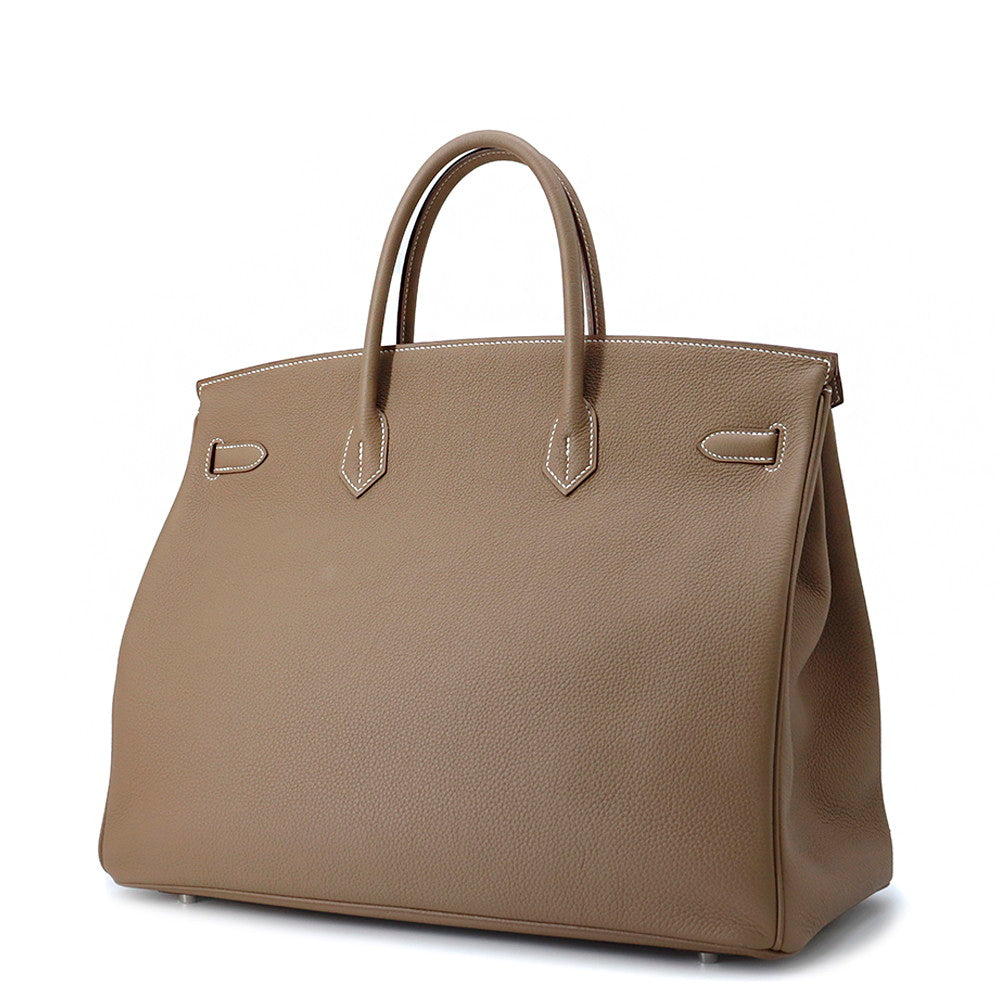 HERMES Birkin Etoupe Togo Leather Size 40