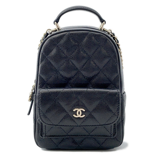 CHANEL Matelasse Timeless Classics Backpack BlackAP3753 Caviar Leather Size Mini