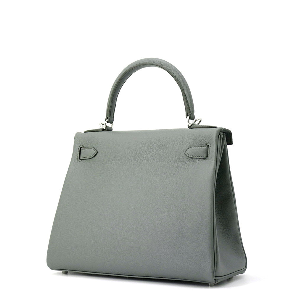 HERMES Kelly Retourne Vert Amand Evercolor Size 28