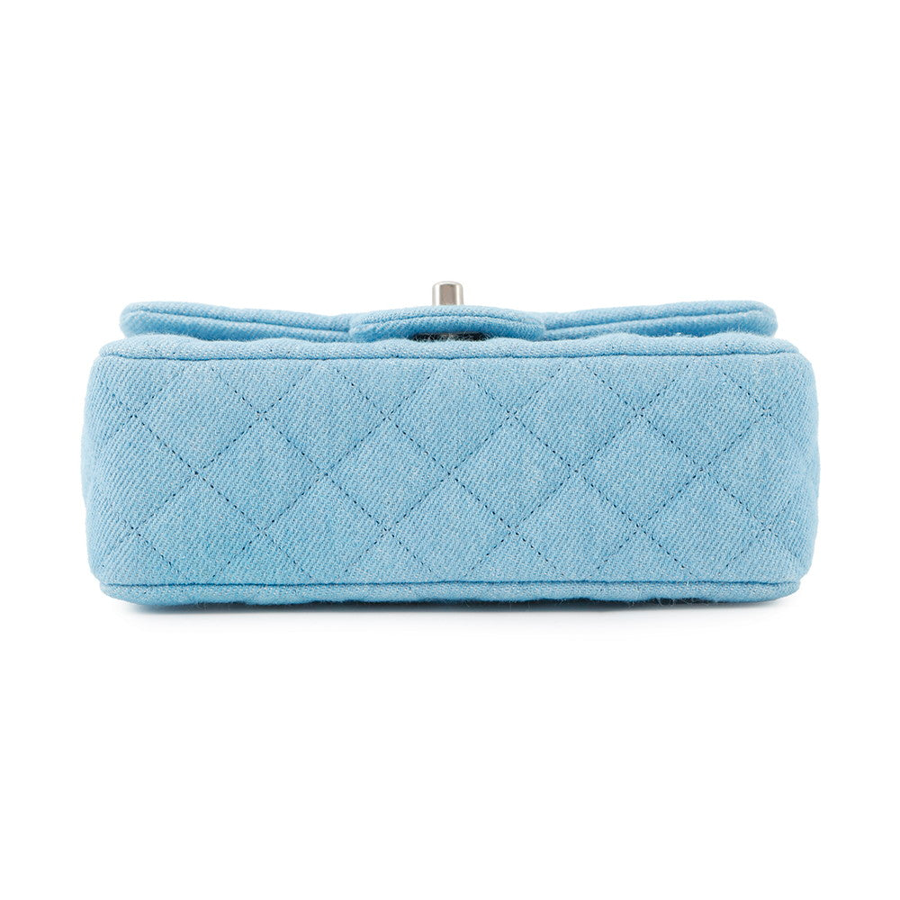 CHANEL Matelasse ChainShoulder Bag BlueA69900 Denim Size Mini