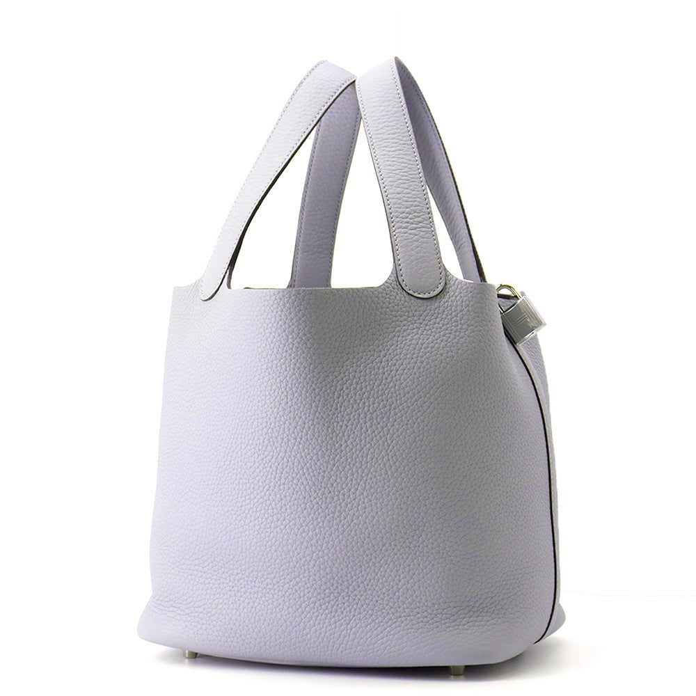 HERMES Picotin Lock Green Pantan Taurillon Clemence Size MM