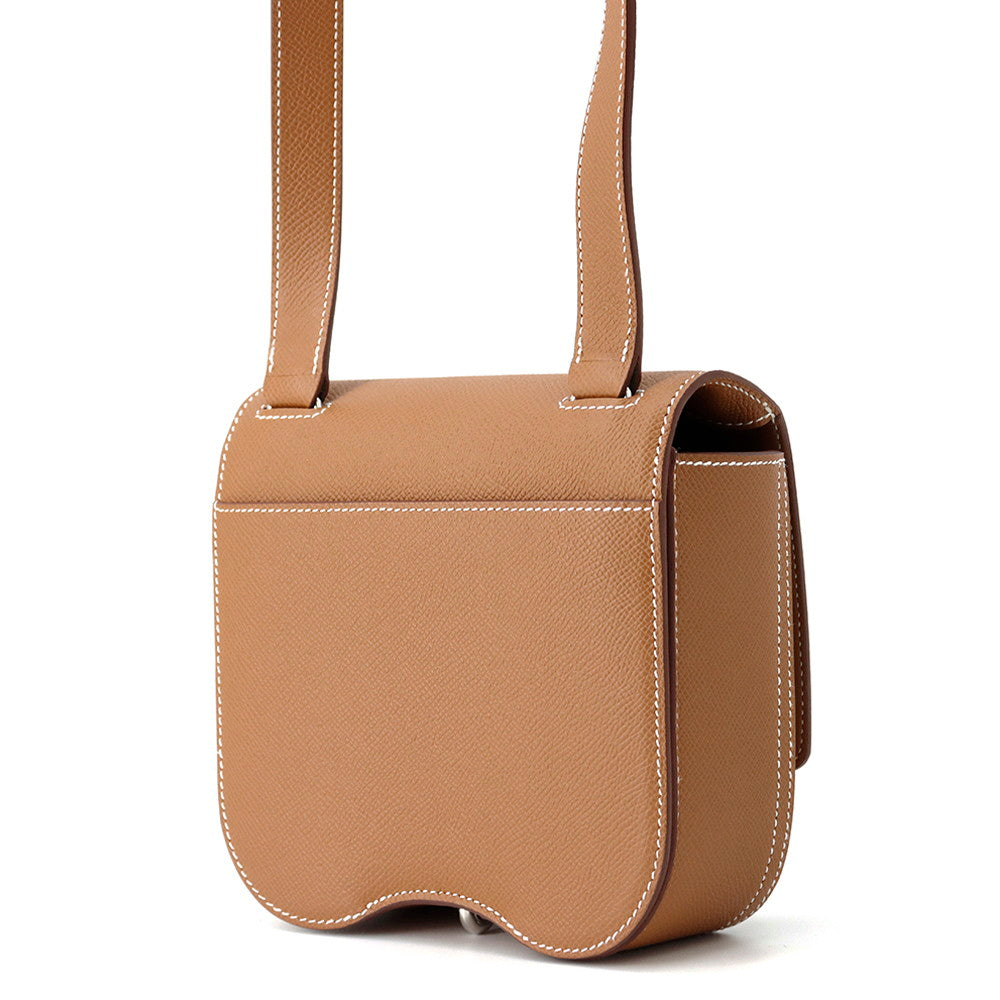 HERMES Della Cavaleria Gold Epsom Size Mini