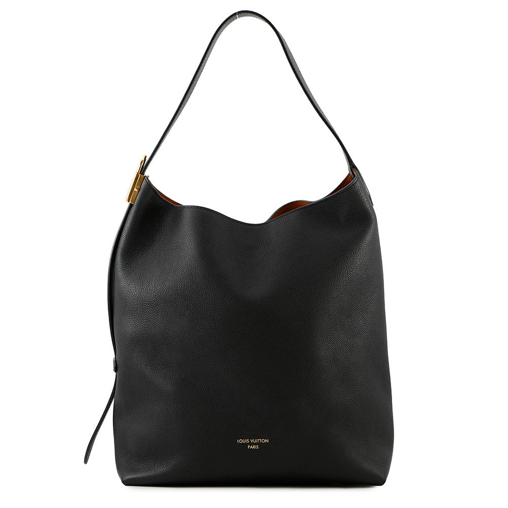 LOUIS VUITTON Lowkey Hobo NoirM24856 Grained Calf Leather Size MM