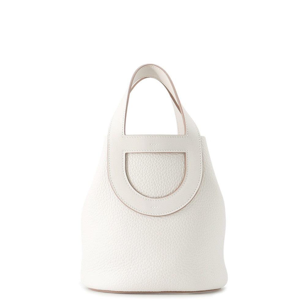 HERMES In the loop Grease pail Taurillon Clemence Swift Leather Size PM