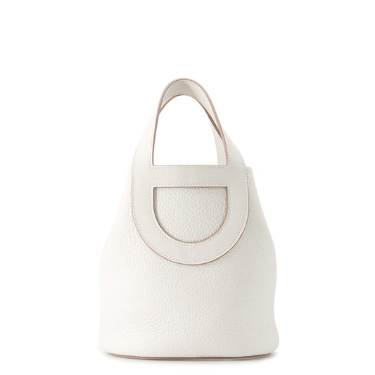 HERMES In the loop Grease pail Taurillon Clemence Swift Leather Size PM