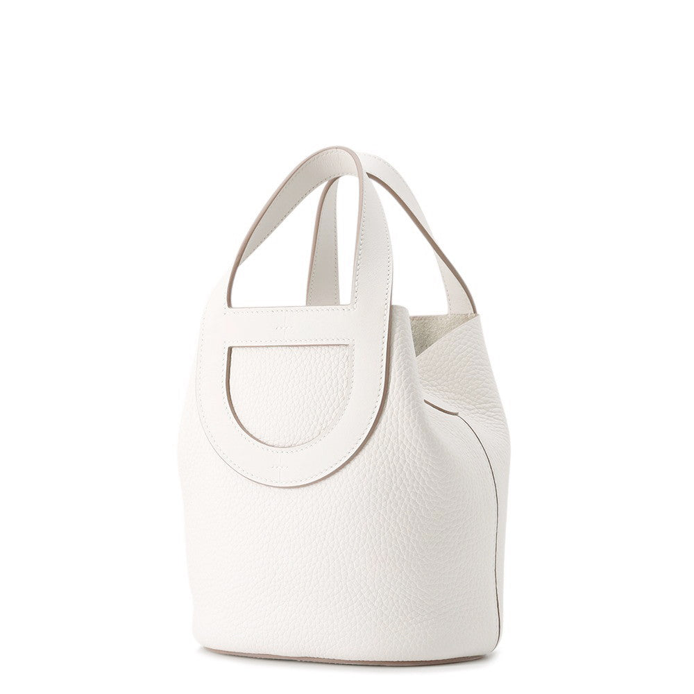 HERMES In the loop Grease pail Taurillon Clemence Swift Leather Size PM