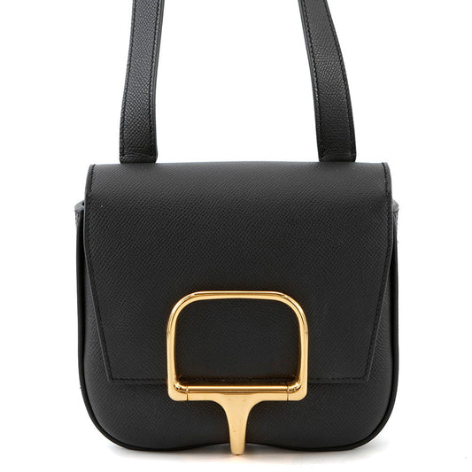 HERMES Della Cavalleria Black Epsom Size Mini