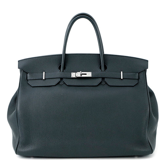 HERMES Birkin Verso Vert Rousseau/Colbert Togo Leather Size 40