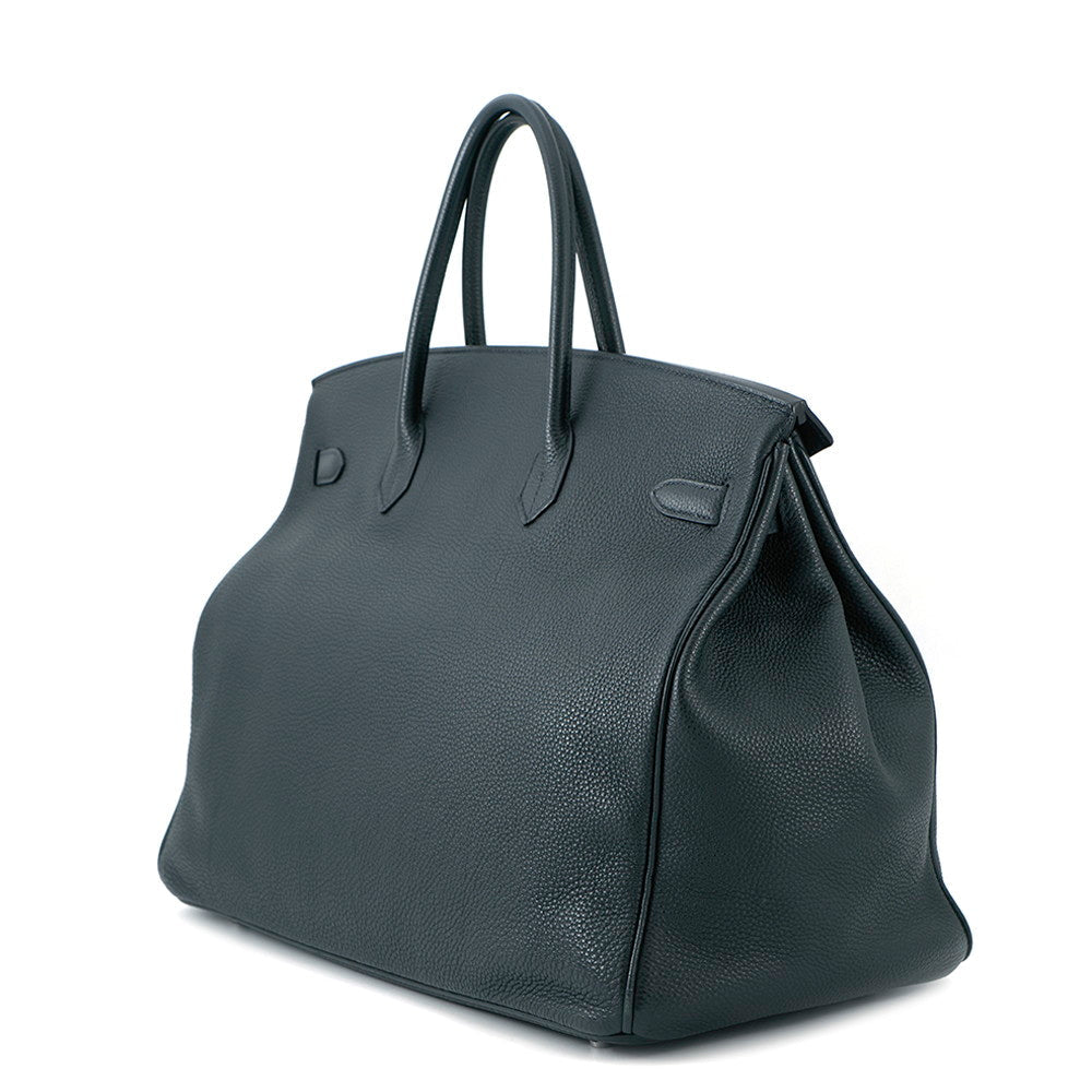 HERMES Birkin Verso Vert Rousseau/Colbert Togo Leather Size 40