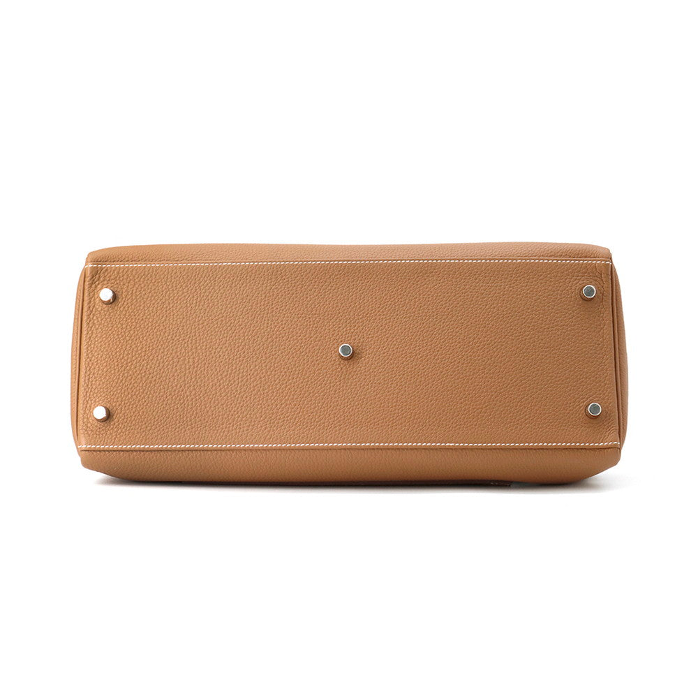 HERMES Kelly Maxi Gold Togo Leather Size 42