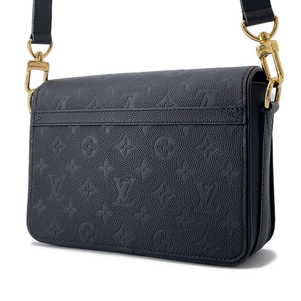 LOUIS VUITTON Studio messenger NoirM58498 Monogram Empreinte Leather CowhideLeather NBACollaboration