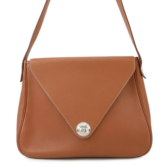 HERMES Christine Cognac Taurillon Clemence