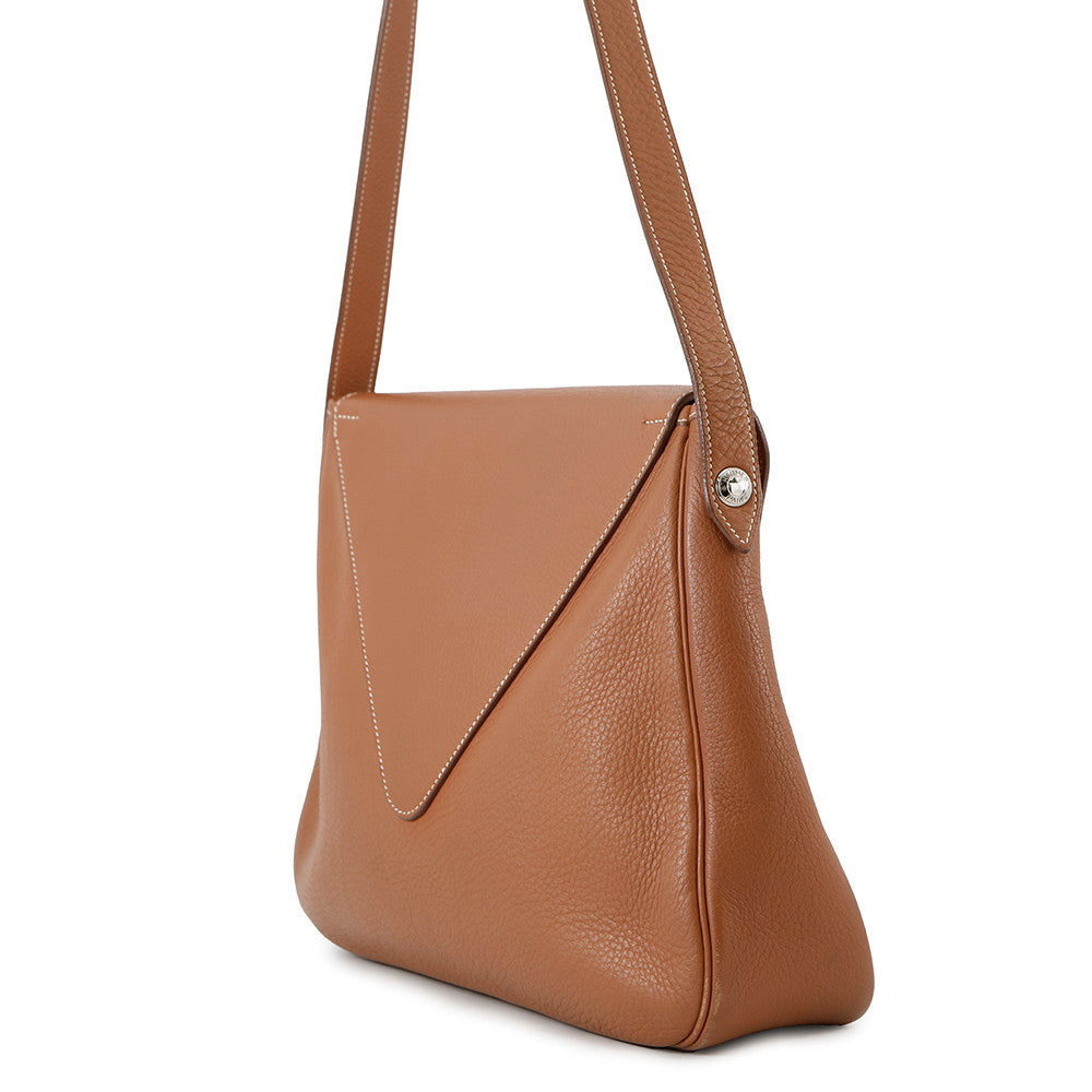 HERMES Christine Cognac Taurillon Clemence