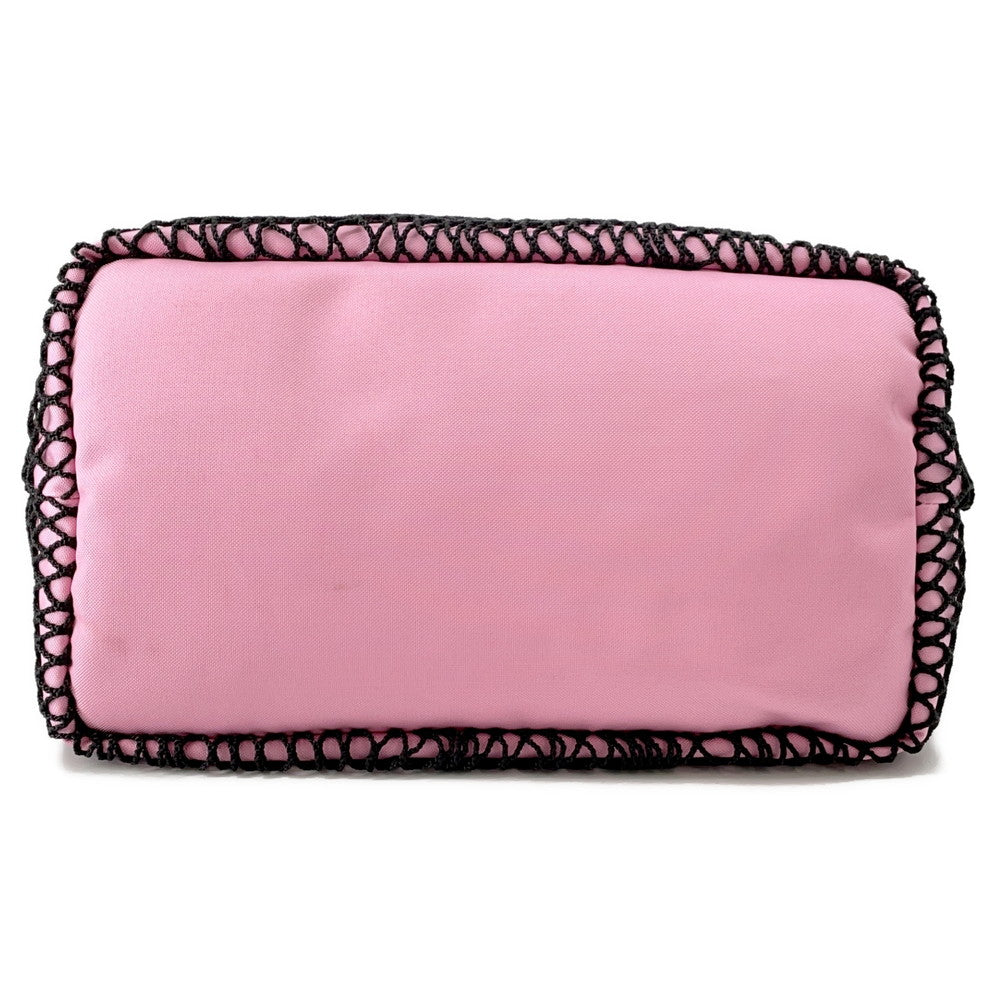 BALENCIAGA Tote Bag Pink/Black791809 Canvas Size Medium