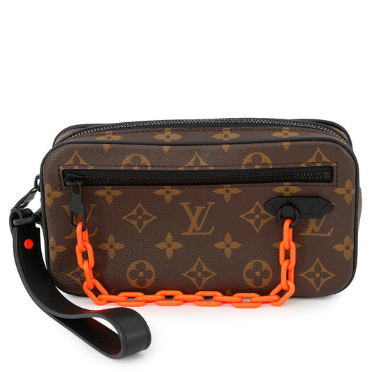 LOUIS VUITTON Pochette Volga NoirM44458 Monogram / Solar Powered Ray