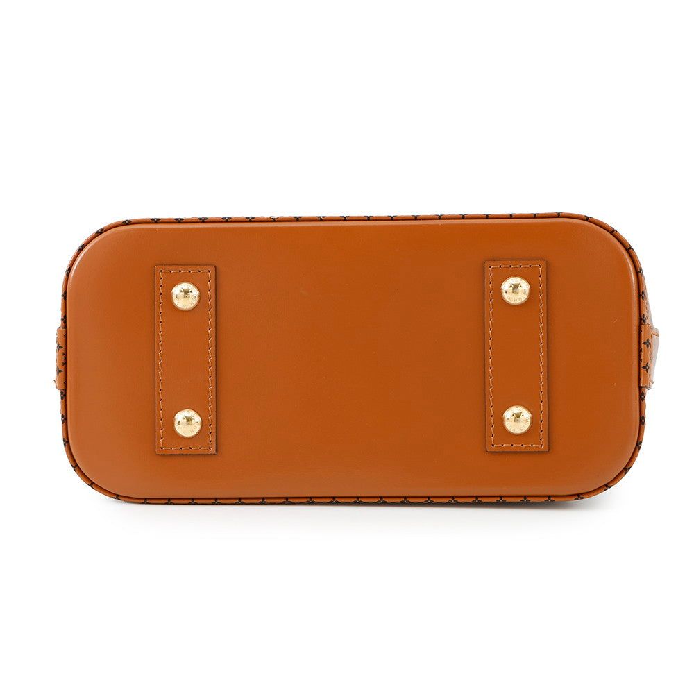 LOUIS VUITTON Maltage Alma Blue/BrownM55048 DenimTextile Size BB