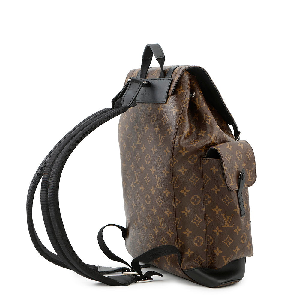 LOUIS VUITTON Christopher NoirM43735 Monogram Macassar Canvas Size MM