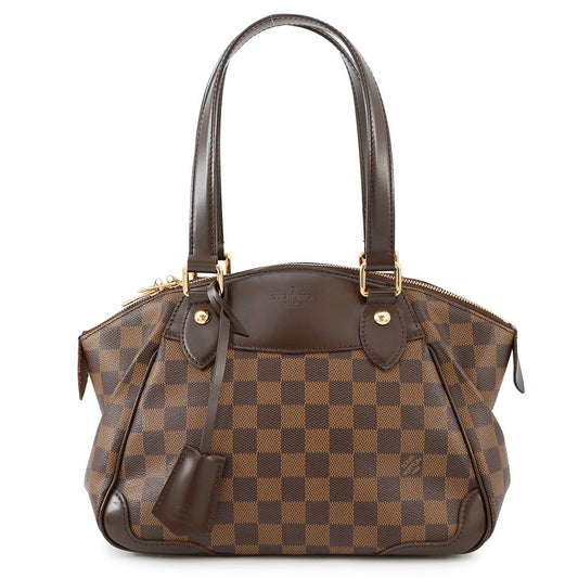 LOUIS VUITTON Verona RedN41117 Damier Ebene Canvas Size PM