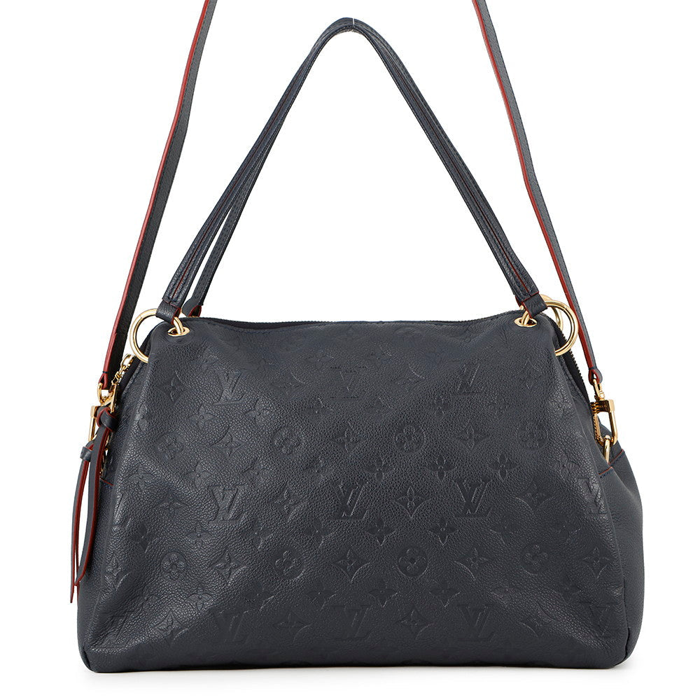 LOUIS VUITTON Pomthieu Marine RougeM43721 Monogram Empreinte Leather Size PM