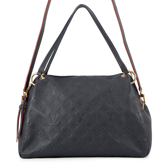 LOUIS VUITTON Pomthieu Marine RougeM43721 Monogram Empreinte Leather Size PM