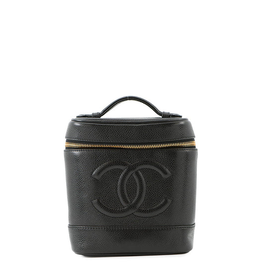 CHANEL Vanity bag BlackA01998 Caviar Leather