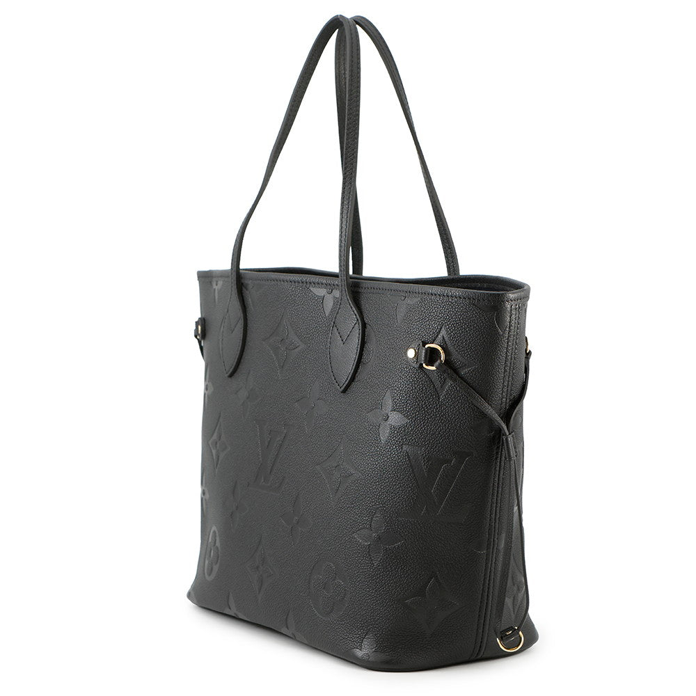 LOUIS VUITTON Neverfull NoirM45685 Monogram Empreinte Leather Size MM