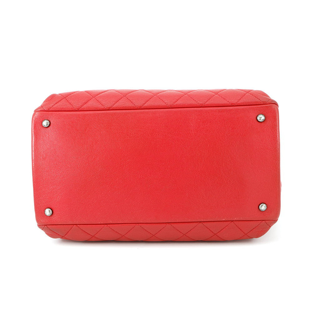 CHANEL Matelasse 2WAYBag RedA92748 Leather