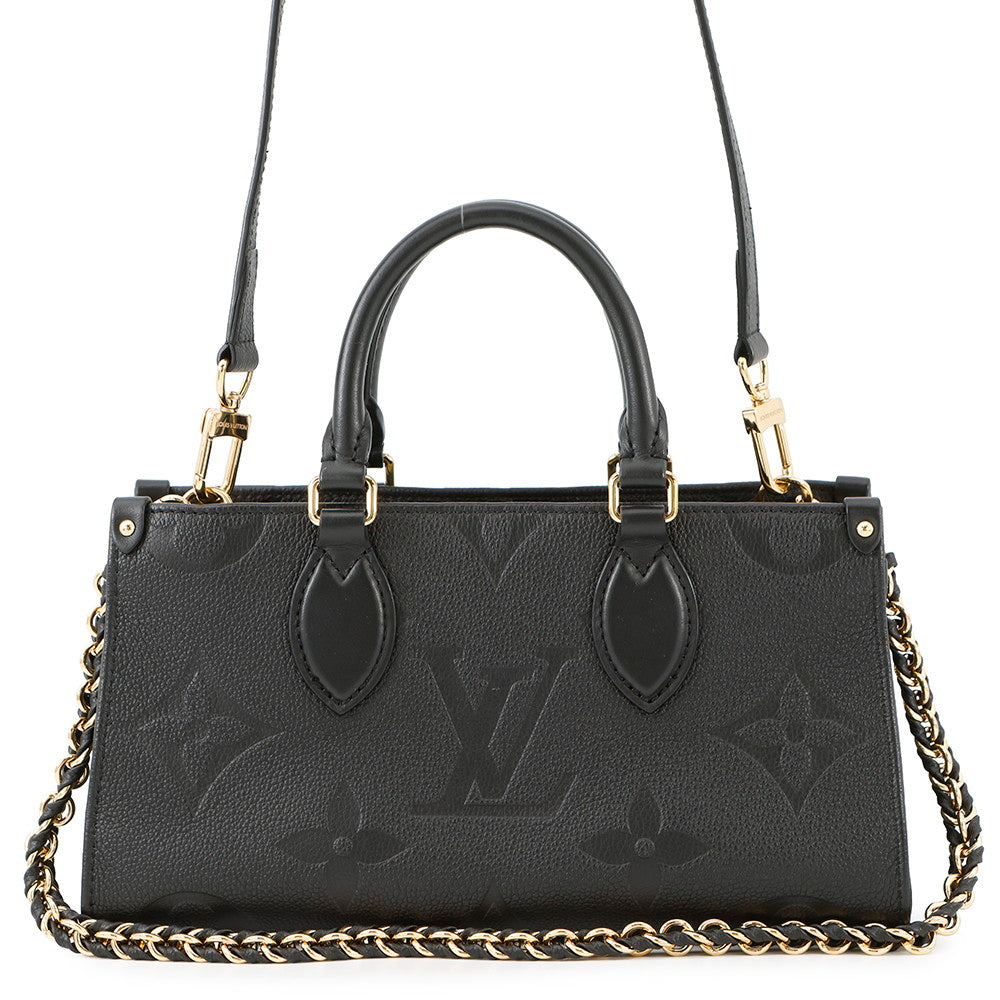 LOUIS VUITTON OnthegoEW NoirM23640 Monogram Empreinte Leather