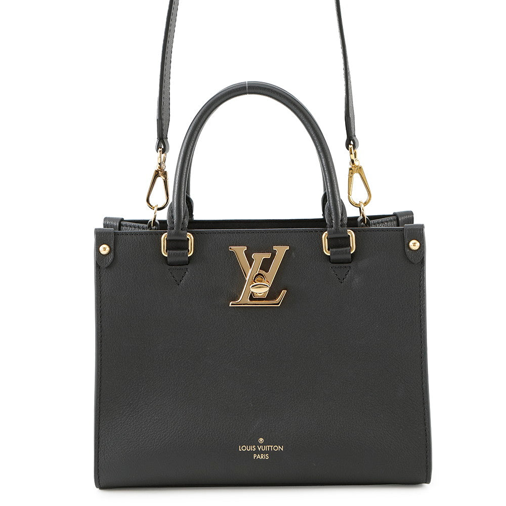 LOUIS VUITTON Padlock & Go NoirM22311 Grained Calf Leather