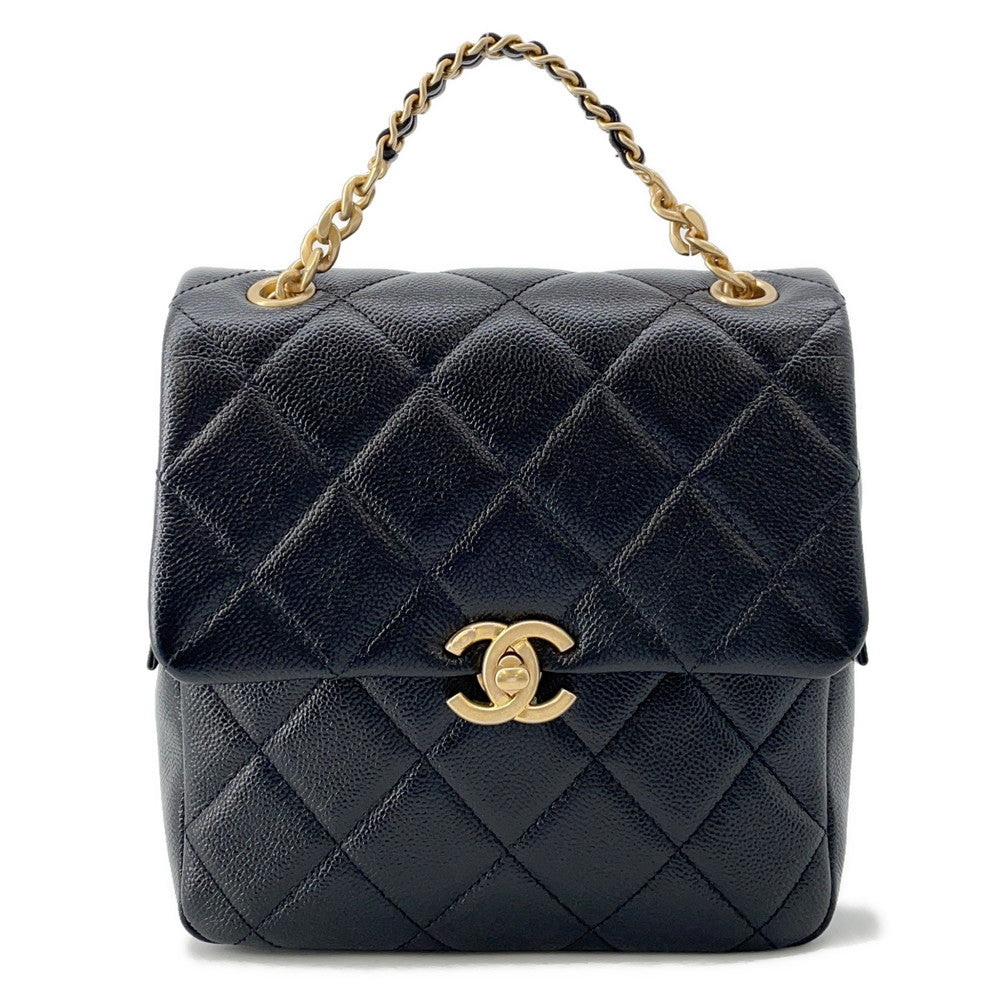 CHANEL Matelasse Chain Backpack BlackAS3108 Caviar Leather