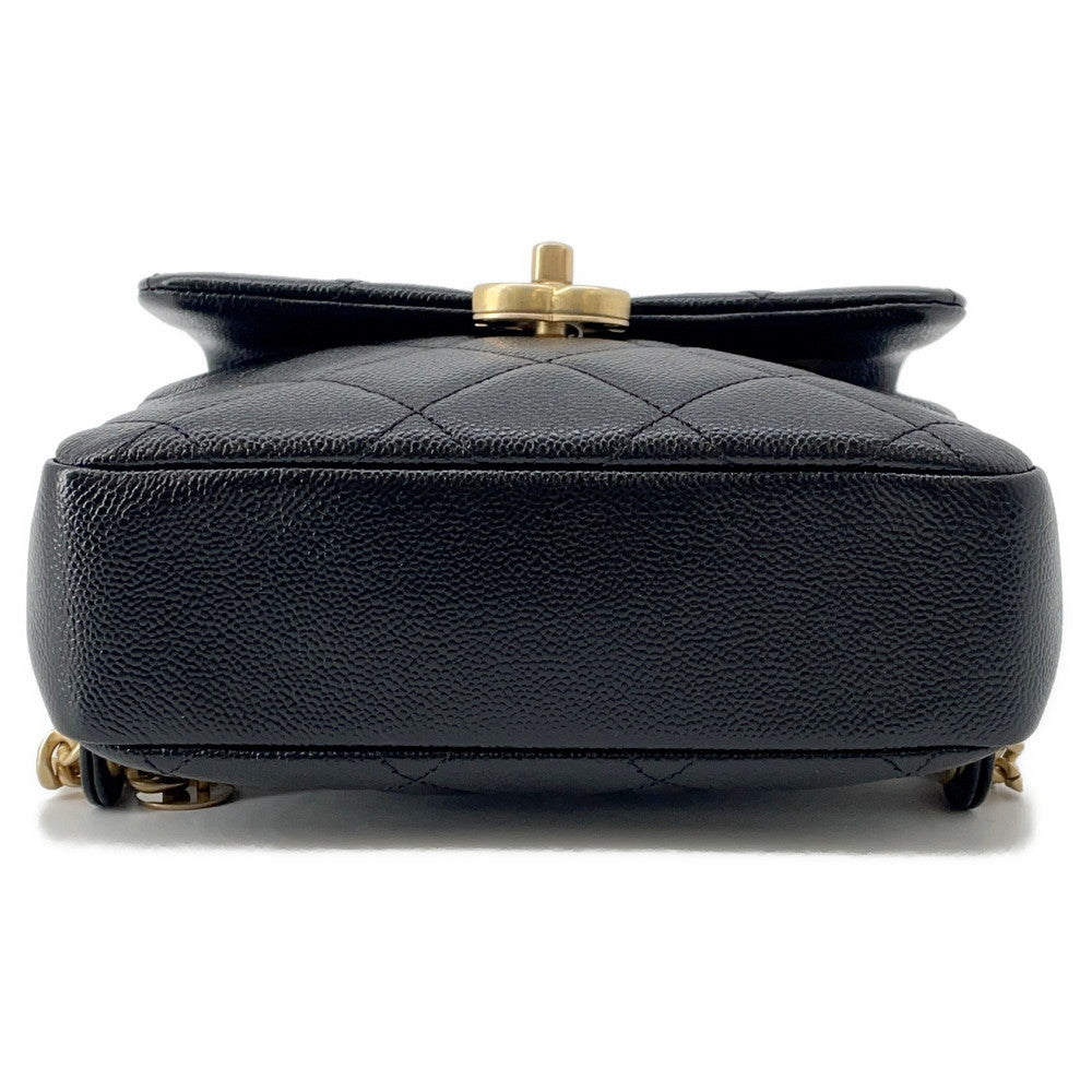 CHANEL Matelasse Chain Backpack BlackAS3108 Caviar Leather