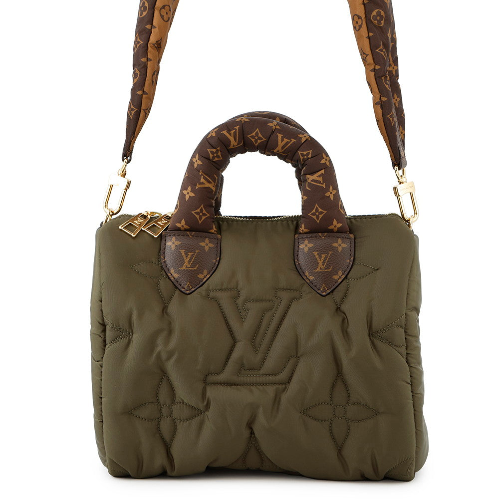 LOUIS VUITTON Speedy Bandouliere KhakiM59009 Recycled Nylon Monogram Size 25