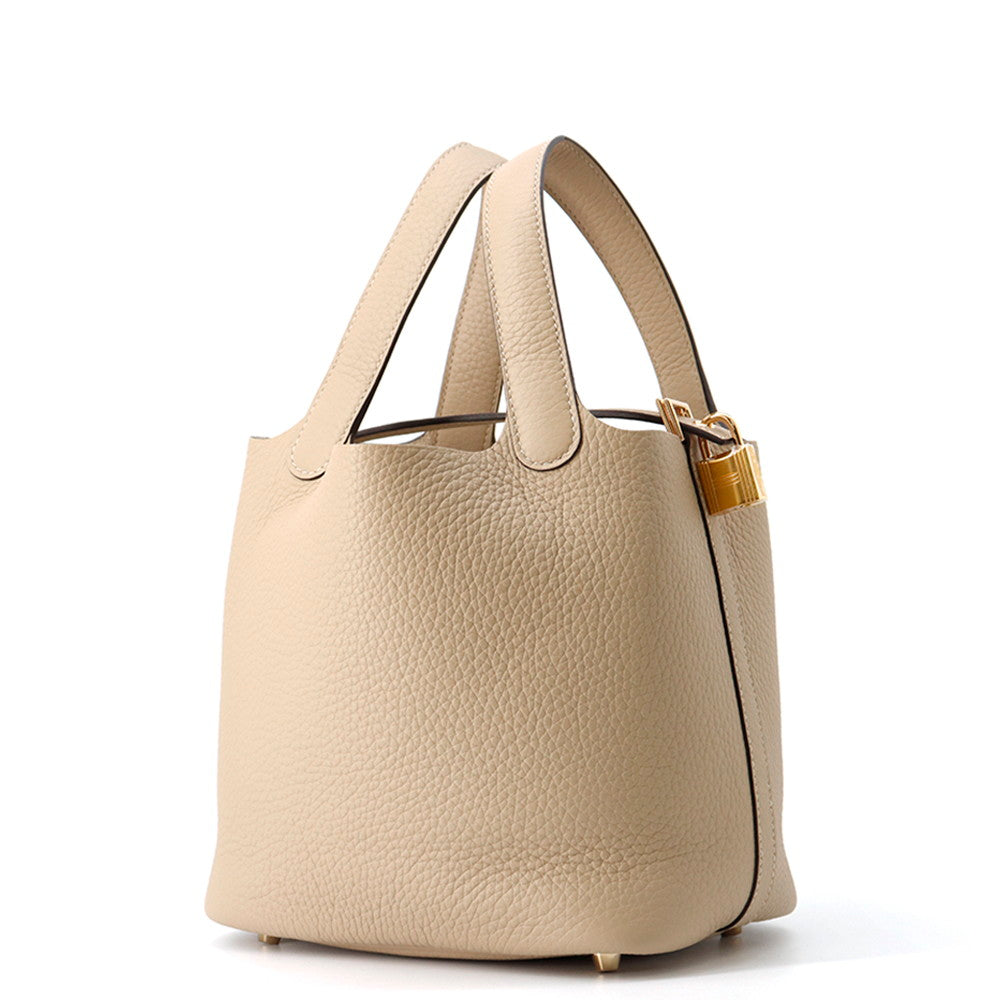 HERMES Picotin Lock Trench Taurillon Clemence Size PM